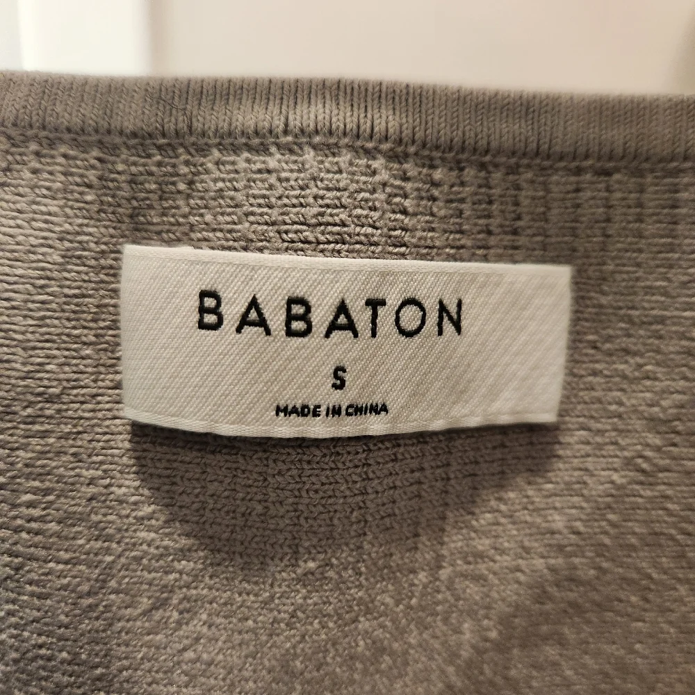 Sz S Babaton Sculpt Knit Squareneck Cropped Tank Top - Light Grey Opal Grey - Picture 5 of 7